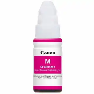 Фото товара Контейнер с чернилами Canon GI-490M 70 мл Magenta для Pixma G1400/G2400/G3400 (0665C001)