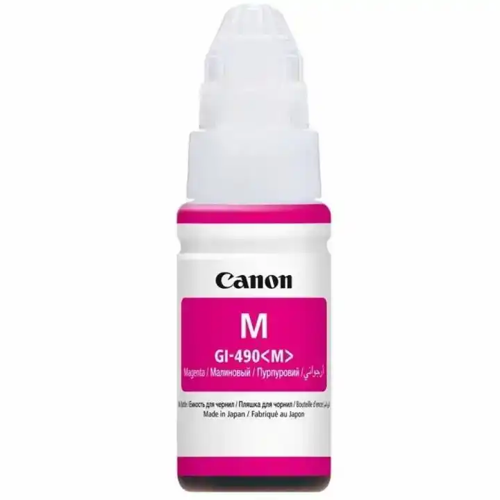 Контейнер з чорнилами Canon GI-490M 70 мл Magenta для Pixma G1400/G2400/G3400 (0665C001) - зображення 5