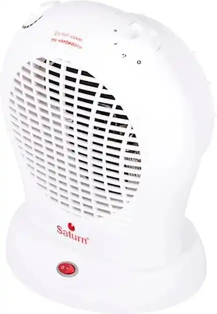 Тепловентилятор Saturn CT-HT1245K поворотний 2 кВт, з перемикачем потужності та регулятором температури - зображення 5