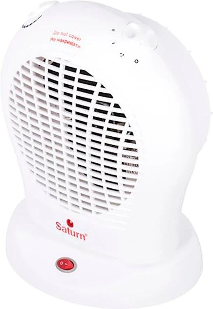 Тепловентилятор Saturn CT-HT1245K поворотний 2 кВт, з перемикачем потужності та регулятором температури - зображення 1