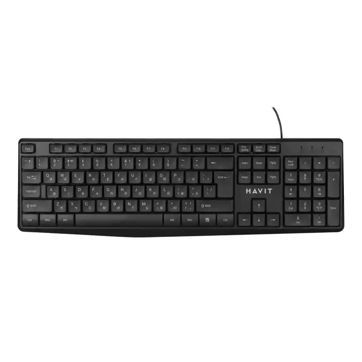Клавіатура USB Havit HV-KB206 - зображення 5