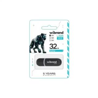 Фото товару Флешка 32 Гб Wibrand Panther USB накопичувач чорний