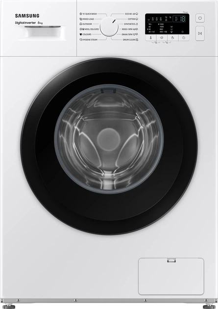 Пральна машина Samsung WW60A3120BE/LE: 6 кг, 1200 об/хв, інверторний двигун, пара Hygiene Steam, вузька (40 см), біла - зображення 6