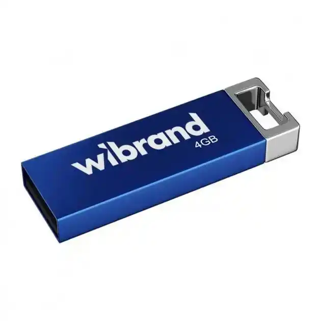 Флешка 4 Гб Wibrand Chameleon USB накопичувач синій - зображення 5