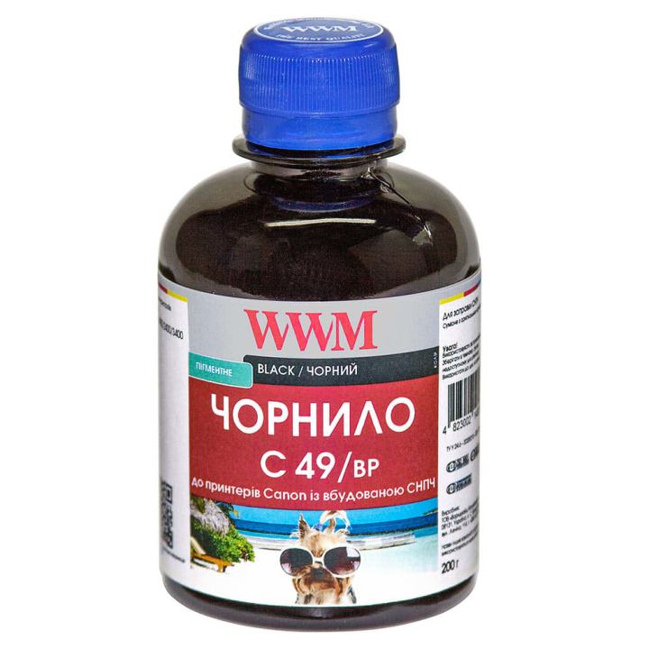Чорнило WWM C49/bp Black 200 г для принтерів Canon - зображення 6
