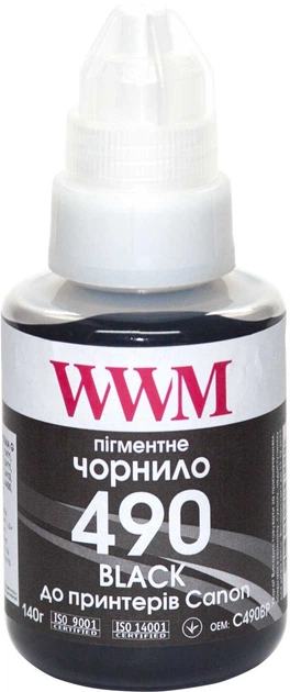 Чорнило WWM GI-490BP для Canon Pixma G1400/2400/3400 140 г Black пігментне (C490BP) - зображення 6